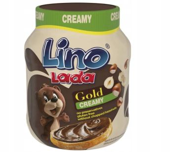 Lino Lada Gold With Creamy With Chopped Hazelnut Spread, 350 G